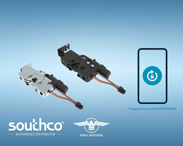 Southco julkaisee uusia kierto lukkoja elektronisella ohjauksella ja oviantureilla.